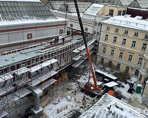 Контроль качества изготовления надземного пешеходного перехода Государственной Третьяковской Галереи